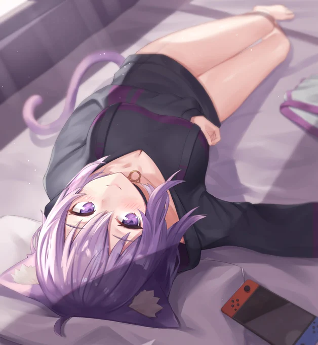 おいで~💜
#絵かゆ 