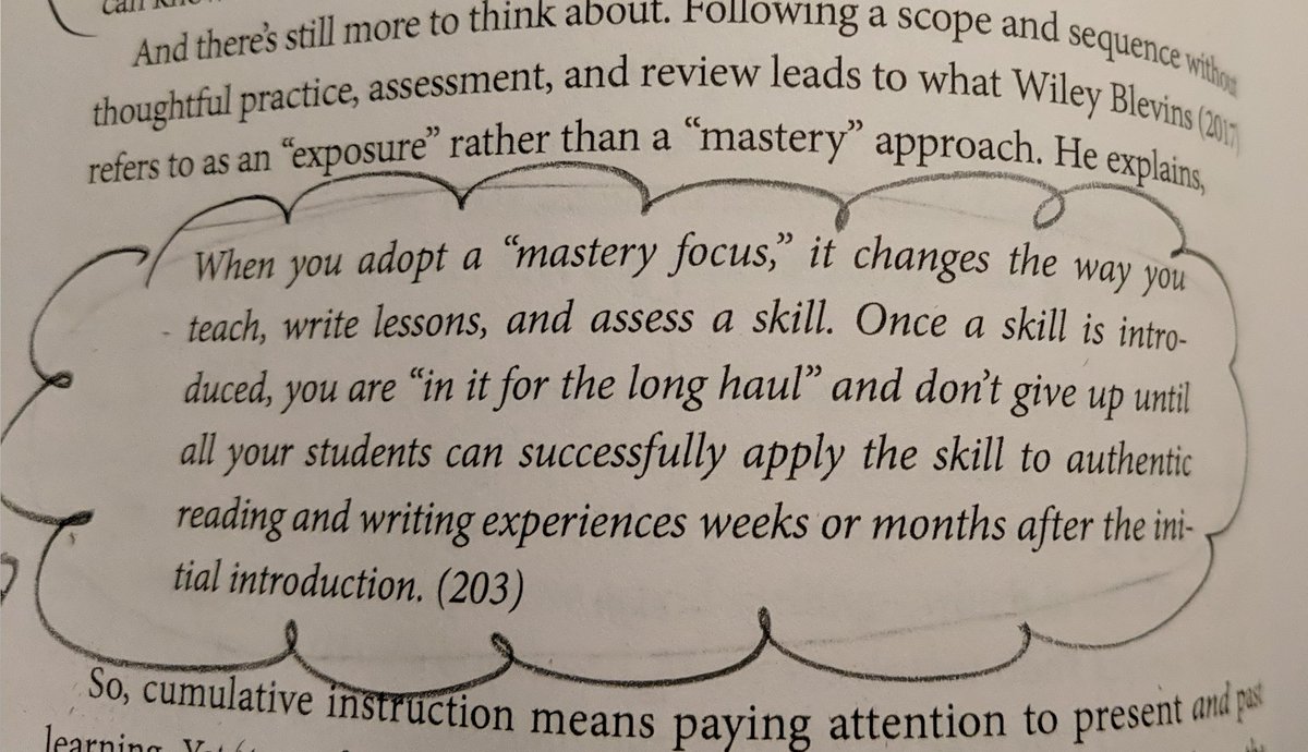 MrsHimbury_K's tweet image. 📣📣📣
Scope + sequences are a rough plan of the messy journey that is teaching + learning.
#educoach #growingreaders #responsiveteaching 
@wbny explains mastery vs exposure: