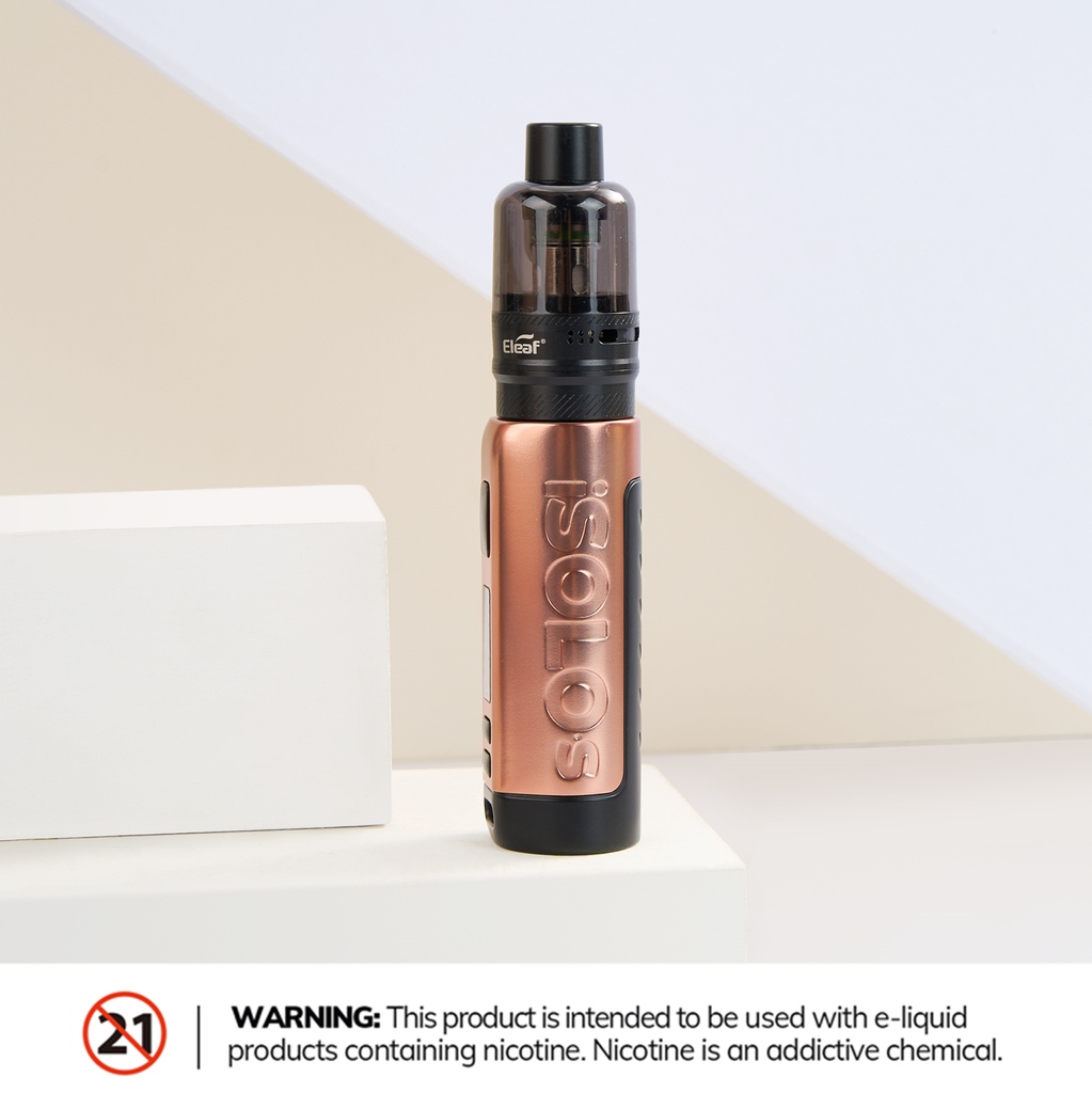 EleafGlobal's tweet photo. Compact and gorgeous, this Eleaf iSOLO S is a must-have in your collection!
Warning: This product may contain nicotine. Nicotine is an addictive chemical. Our products are restricted to adults 21+ only.β
β
#vapers #eleafglobal #boxmod #isolos #eleafisolos #gxtank https://t.co/IPSWpzqUsF