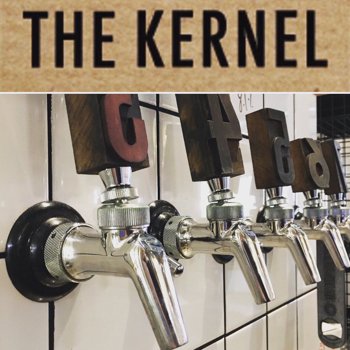 HopHideout's tweet photo. Now pouring @kernelbrewery Table Beer 2.8%. Refreshing &amp; citrusy pale ale with Citra &amp; Galaxy hops. 

#letterpress #perlicktaps #kernelbrewery #hophideout #sheffield #beershop #tastingroom https://t.co/XLDJ7D56Zi