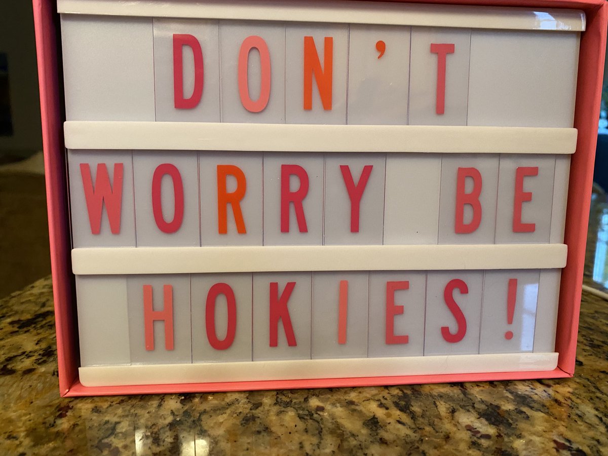 ⁦<a href="/VT_alumni/">Virginia Tech Alumni</a>⁩ Jay gave me sound advice, ⁦<a href="/HokiesFB/">Virginia Tech Football</a>⁩ 1-0 starts today. Let’s Go Hokies!
