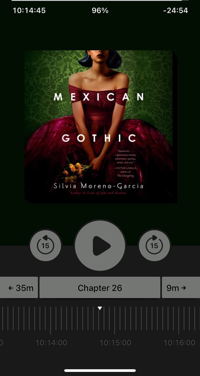 Woohooo @readathon starts now!! Up first, finishing up #mexicangothic by #silviamorenogarcia. #bookworm #loveaudiobooks #ggsbookclub #ReadYall