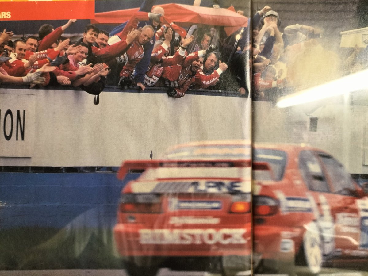 Fantastic to see <a href="/timharvey7/">TIM HARVEY</a> <a href="/TeamDynamics/">Team Dynamics Motorsport</a> just another member of the all conquering @btcc 1999 £250,000 squad with <a href="/MattNealRacing/">Matt Neal</a> <a href="/EunoiaCheese/">John Cheadle</a> <a href="/RichTaitHarris/">Richard Tait-Harris</a> <a href="/Stevie_Thomas/">Steve Thomas</a>