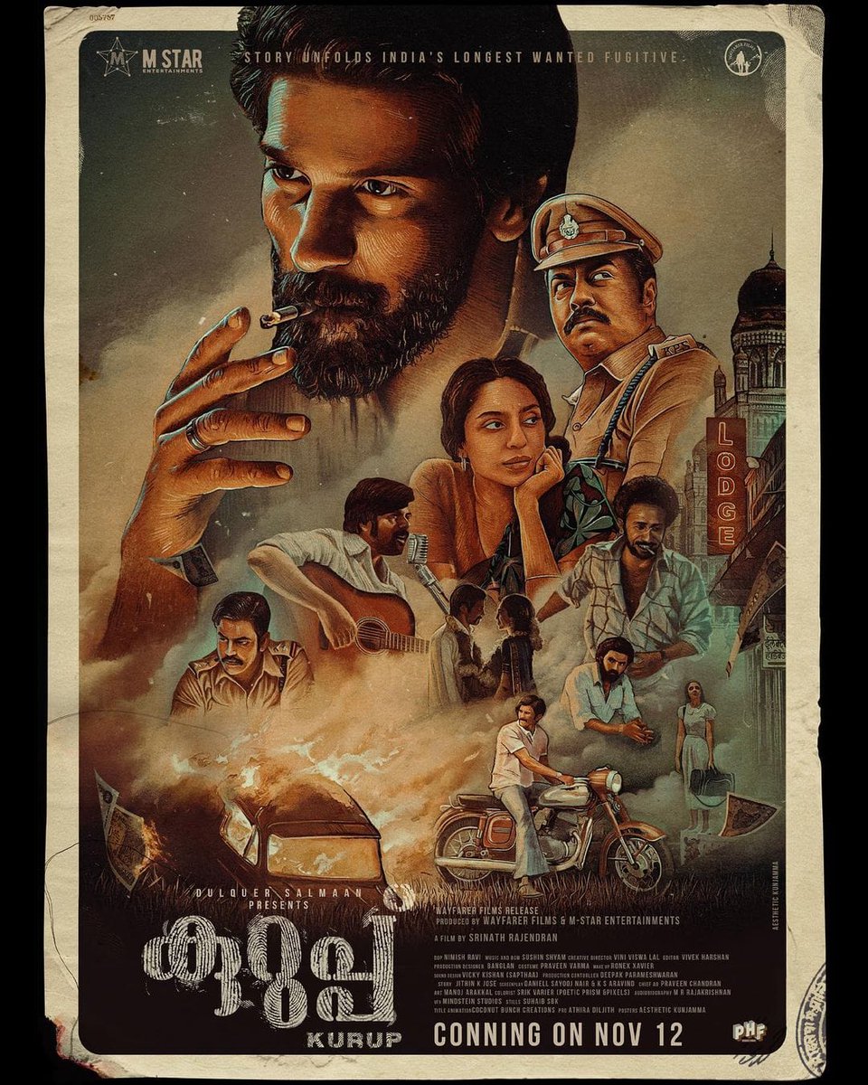 filmy_monks's tweet photo. #Kurup Official Poster! In Cinemas Nov 12 🔥

@dulQuer #DulquerSalmaan https://t.co/w3CDYTMgYd