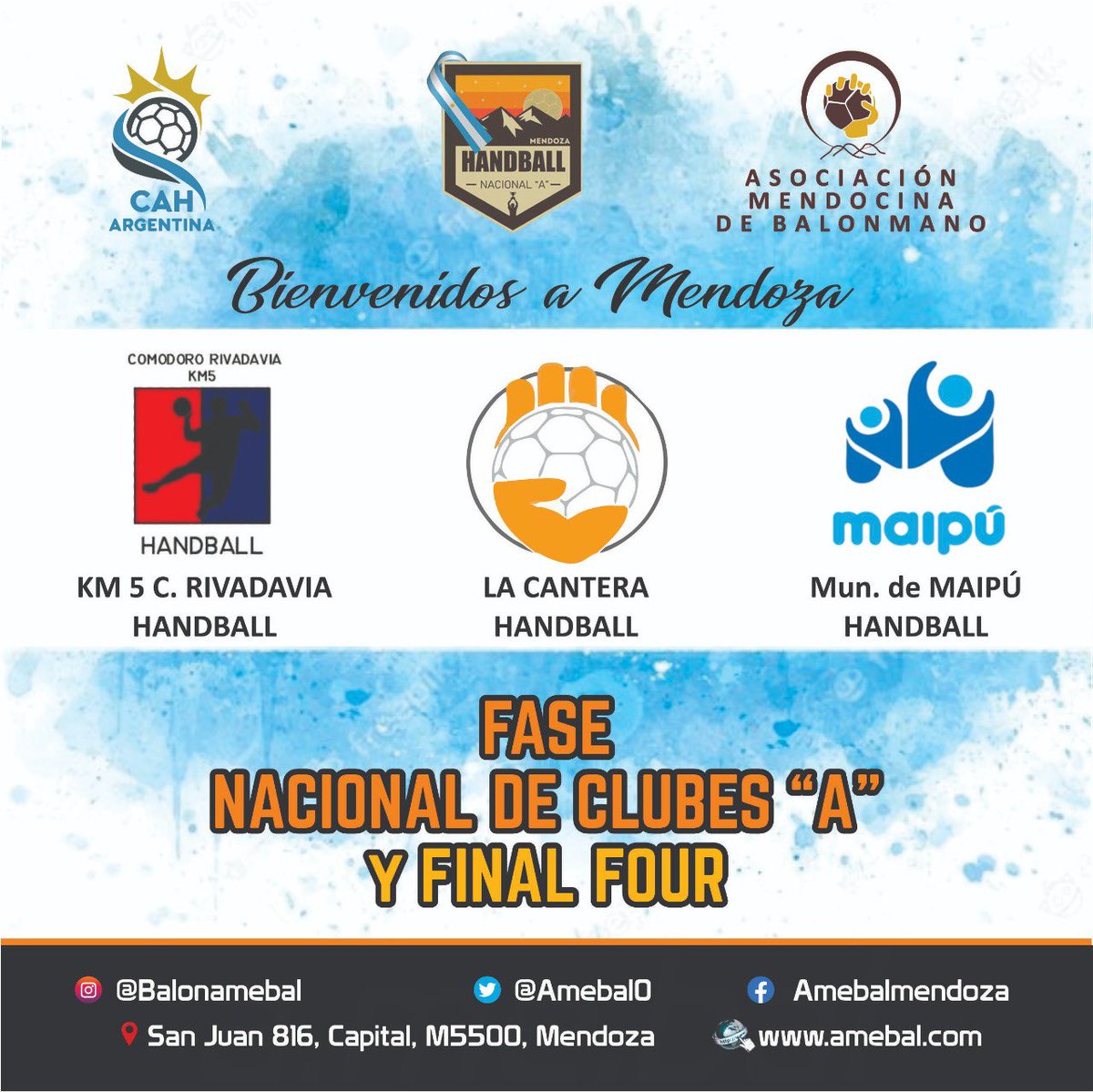 Ya se siente!! El mejor handball del país está en Mendoza damos la bienvenida a km5 handball y @PSHandball handball .los espera nuestro crédito local Maipú que nos representa en mujeres y varones . <a href="/LucioOrtiz/">Lucio Alcides Ortiz</a> <a href="/JavierSallustro/">Javier  Sallustro</a>  <a href="/deportemaipu/">Deporte Maipú</a> <a href="/DeportesMza/">Deportes Mendoza</a> <a href="/diariouno/">Diario UNO Mendoza</a> <a href="/mdzol/">MDZ Online</a>