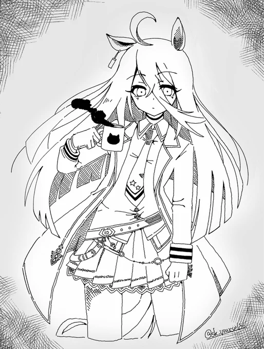 coffee
#マンハッタンカフェ #ウマ娘 