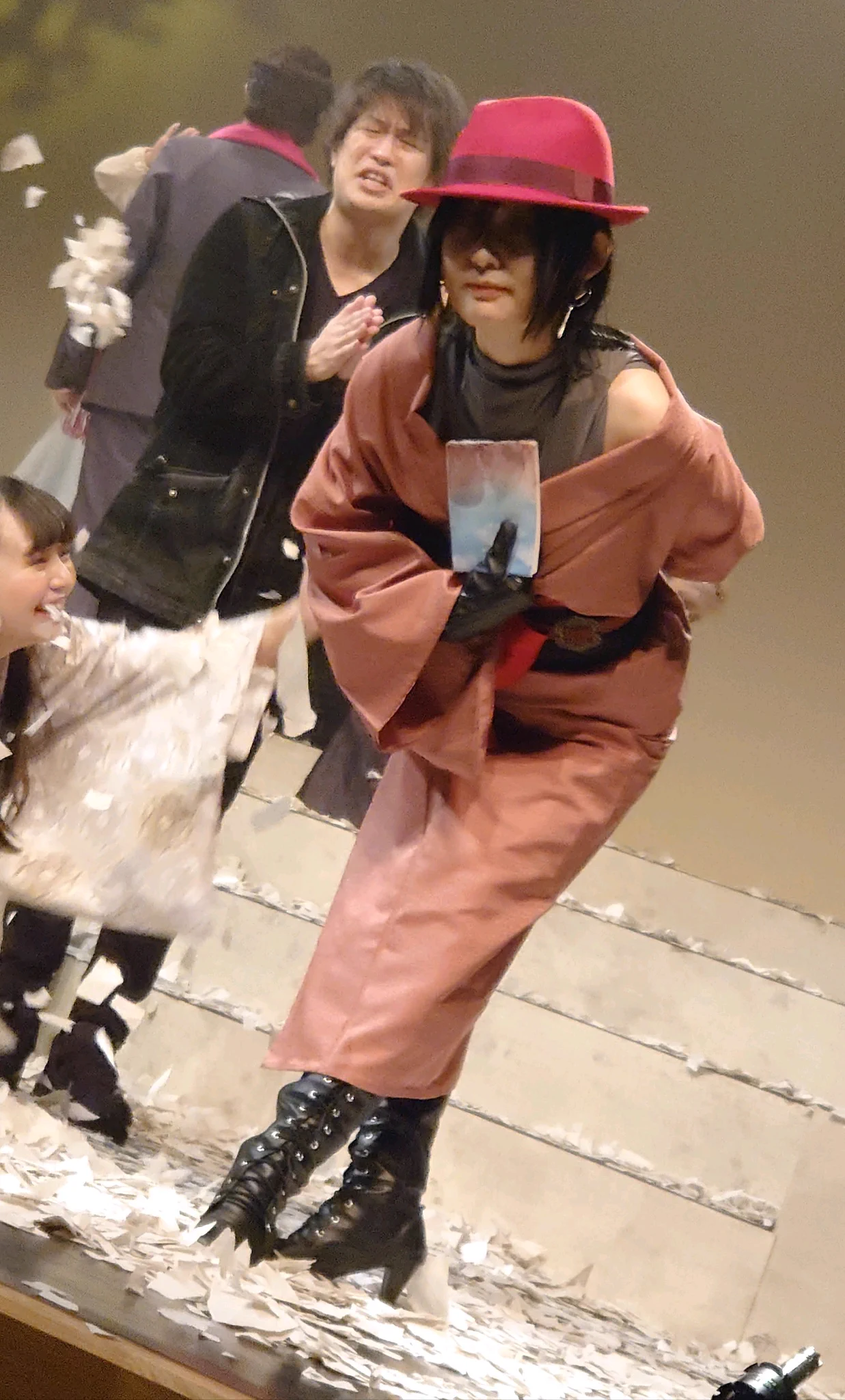 潤朱さんは、中折れ帽？？
#fool影 #fool雨　 #fool蕾
@azun102  