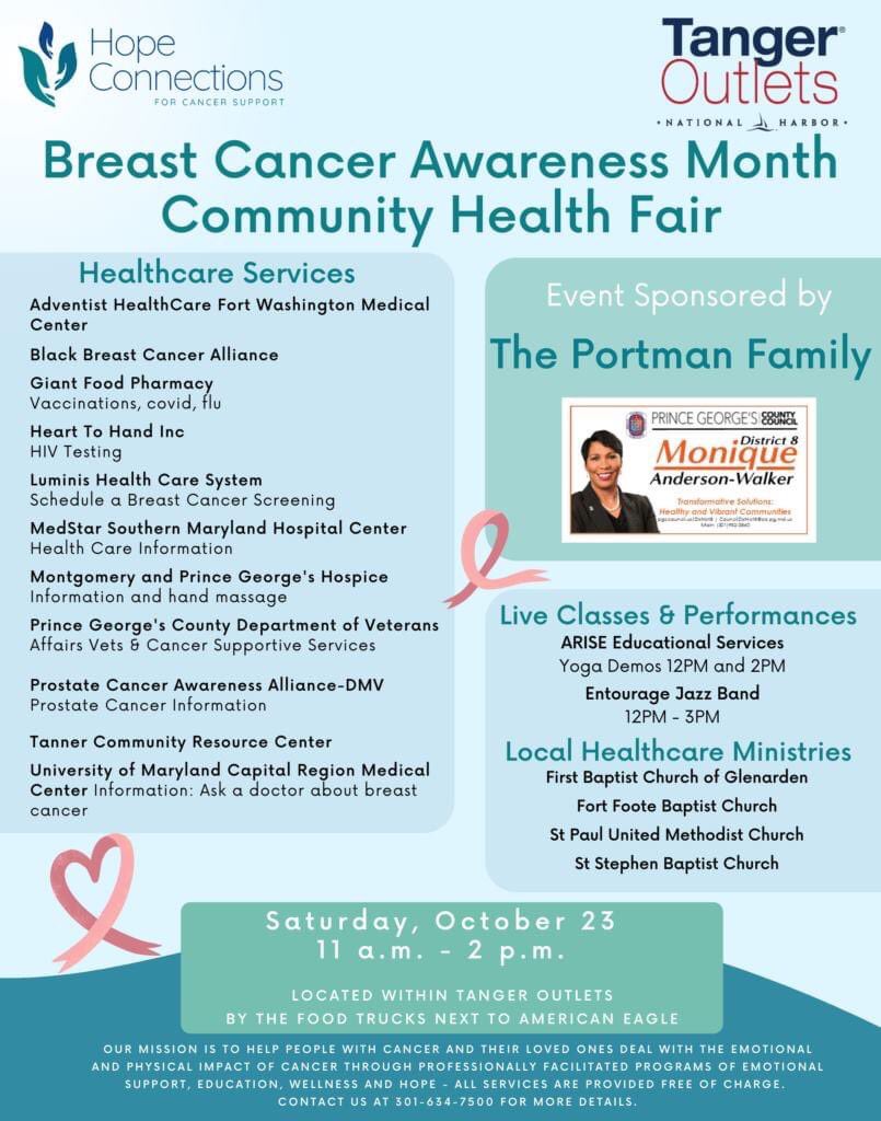 Come out today to a Health Fair at Tanger Outlets between 11 am - 2 pm. Vaccinations, flu shots, an array of medical providers and resources, yoga and live jazz. Hope to see you!
#YourHealthIsYourWealth
#DistrictGr8