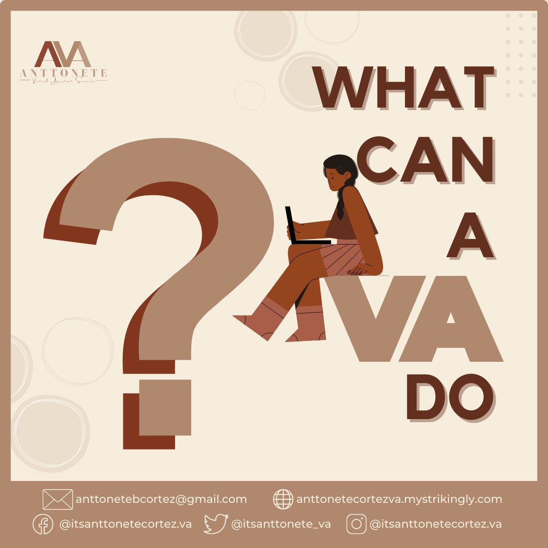 virtualsbyac's tweet photo. Here are the roles that you can assign to your new VA.
📍 Administrative Tasks
📍 Research 
📍 Calendar Management and Scheduling
📍 Content Creation and Writing
📍 Customer Support

Like or retweet if this post helps you. 

#innoAVAtion #virtualassistant #remotework https://t.co/KvbcHKd1oJ