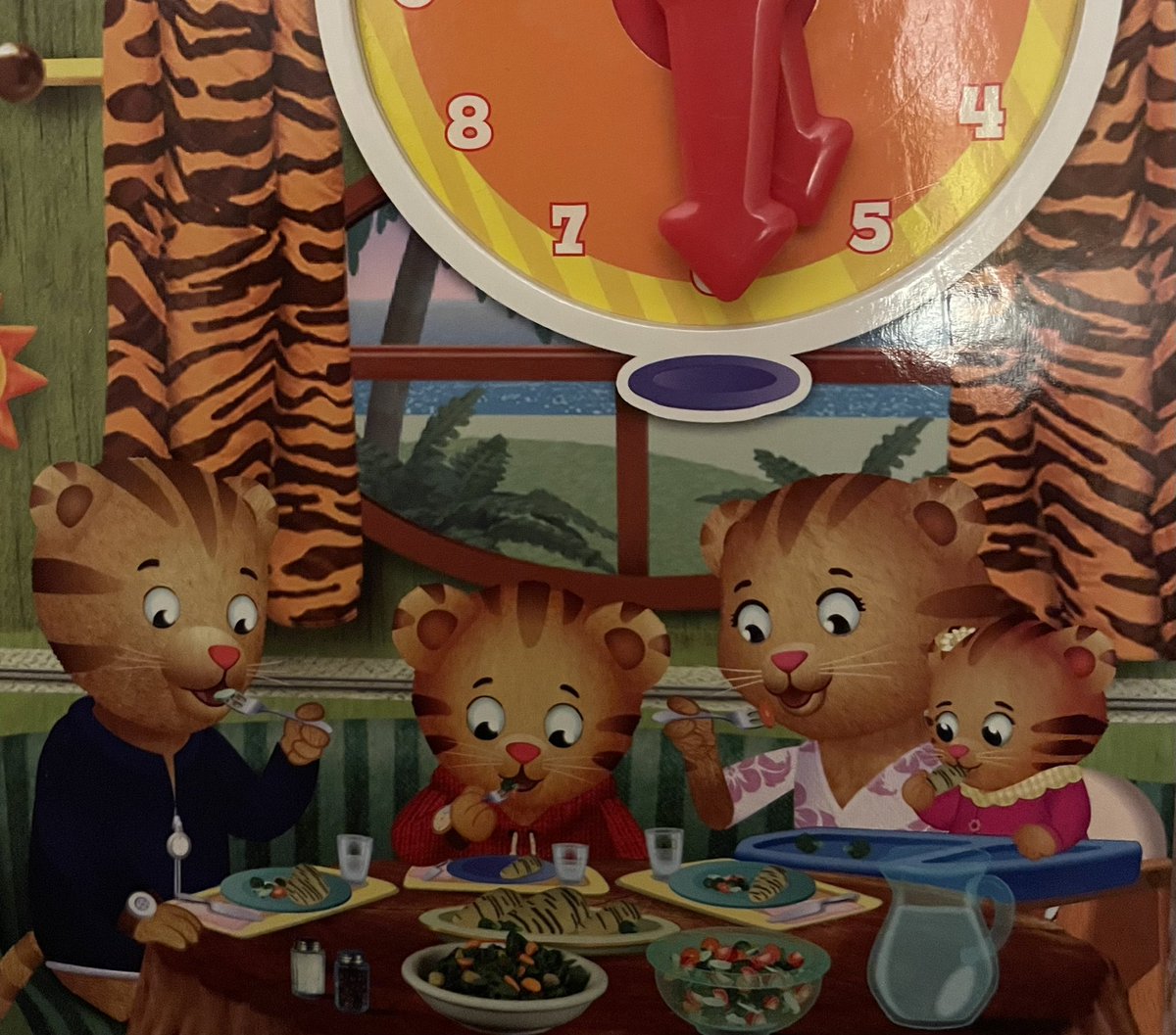 notmythirdrodeo's tweet photo. I’m worried about Mrs. Tiger’s drapery choice. https://t.co/ig01eNoL1N