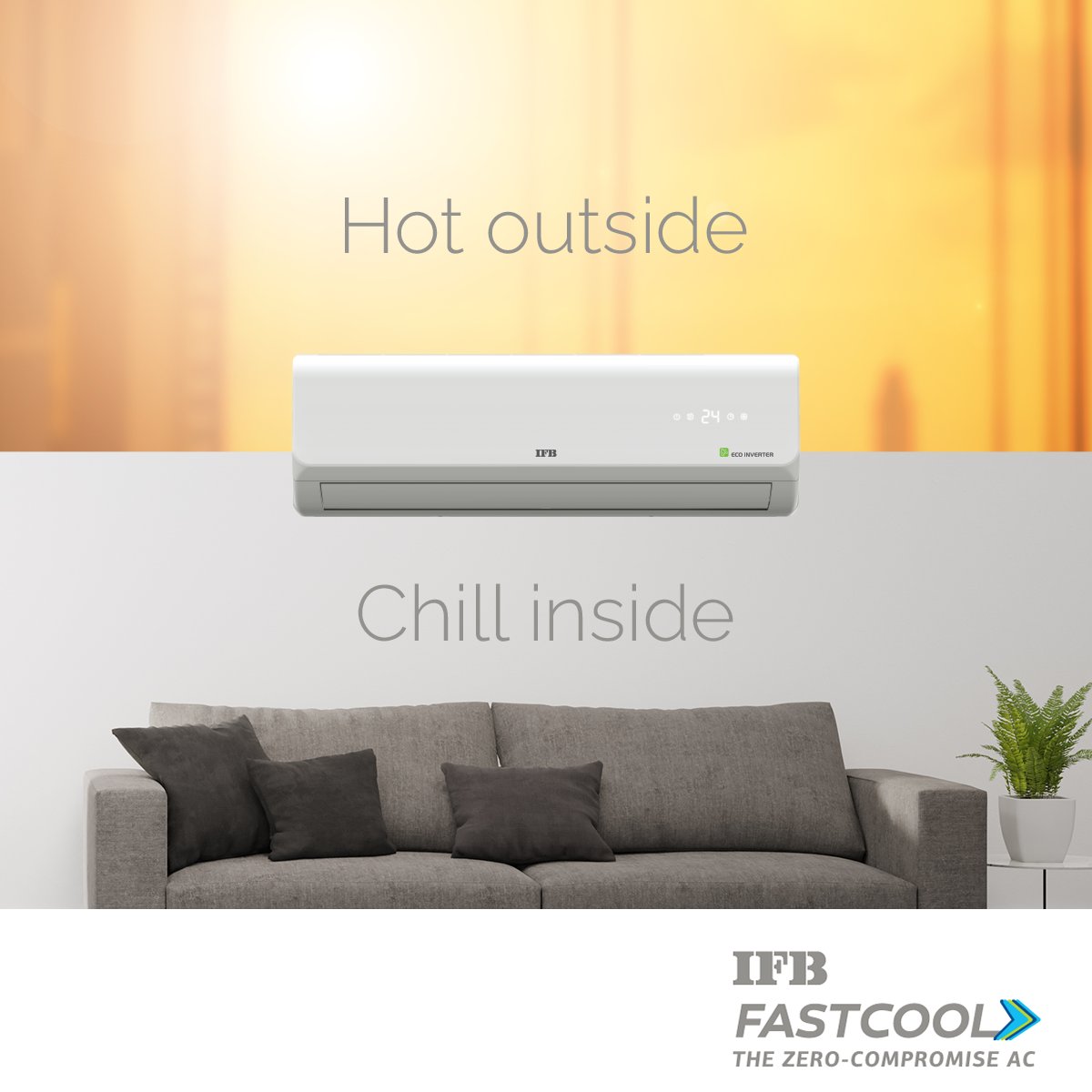 IFBAppliances's tweet photo. Parching heat? No problem. Our ACs are equipped with technology that understands you to cool quickly even at 58°C.
Tap on the link to forget about the heat: https://t.co/Ne0zKVgICX
#IFBAC #AirConditioner #IFBAppliances #ZeroCompromiseAC #FastCool #IFBFastCool #SetYourselfFree https://t.co/RBa08Fl9YX