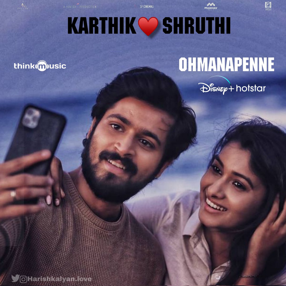 Some love stories last beyond a lifetime. And now, it's found a home in our hearts!❤️

Watch Karthik &amp; Shruthi Mismatched Love Story  #OHMANAPENNE only on @disneyplushotstar

<a href="/iamharishkalyan/">Harish Kalyan</a> <a href="/priya_Bshankar/">Priya BhavaniShankar</a> 
<a href="/KaarthikkSundar/">Kaarthikk Sundar</a> <a href="/devarajulu29/">Devarajulu Markandeyan</a> #harishkalyan #OhManaPenneOnHotstar