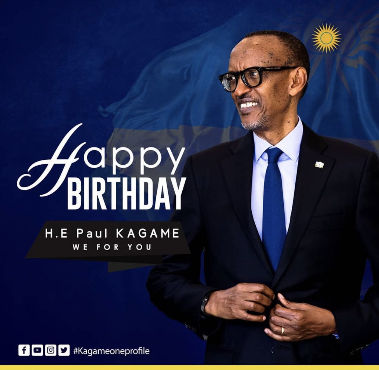 Happy birthday President Paul Kagame!  