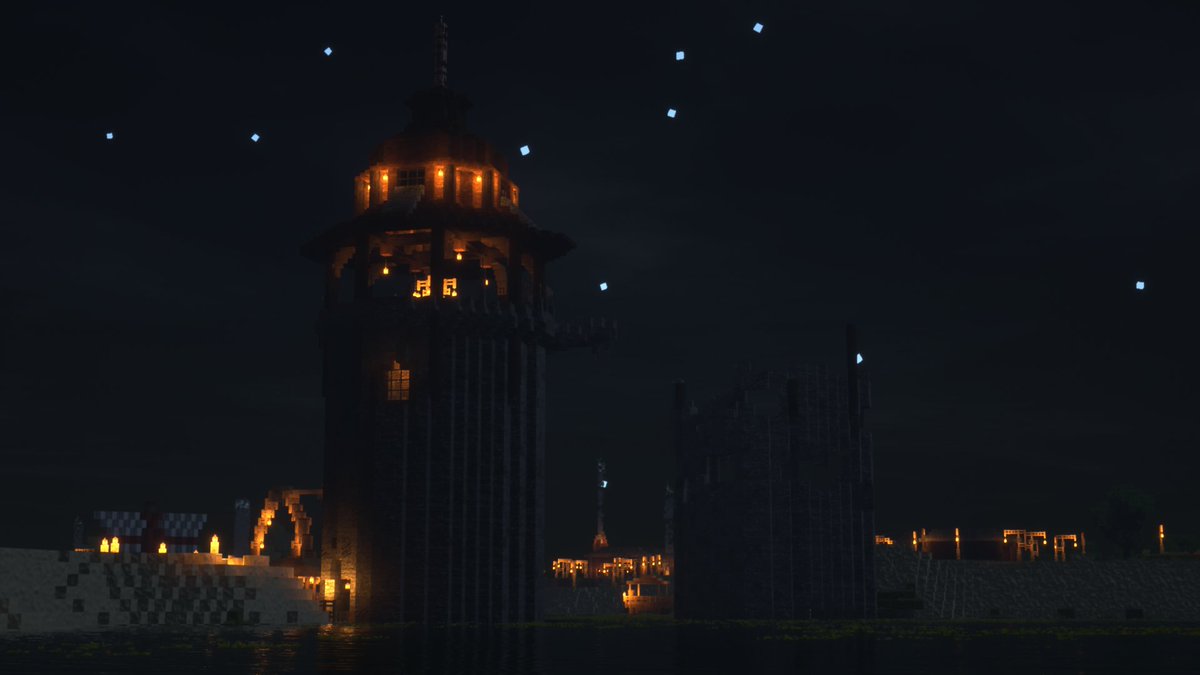 CrackLight01's tweet image. As its october may as well do some night shots of the world. #Minecraft #Minecraftbuilds