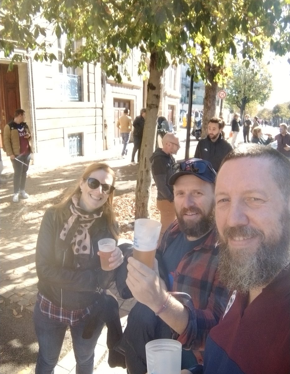 Magnus at the rugby . Allez UBB