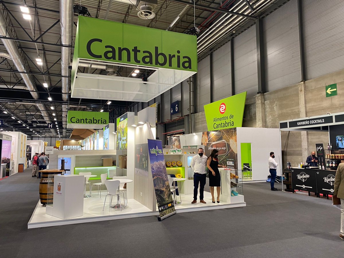 Otro espacio lleno de sabor y experiencias en @SalonGourmets fue @AlimentosCantab donde #Cantabria expuso una amplia representación de los productos de la 'tierruca'. <a href="/GrupoMarva/">Grupo MARVA</a>, con nuestros amigos de <a href="/cycpublicidad/">C&C Publicidad</a>, diseñó, produjo y montó un stand de 204 m2 #creamosespacios