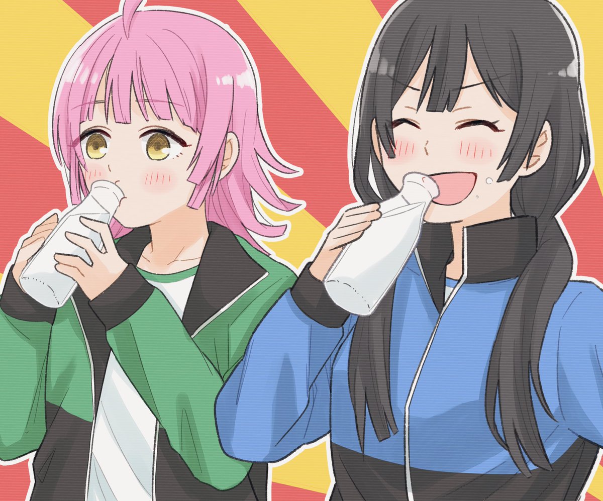 天王寺璃奈 ,優木せつ菜 「」|田中らぶリ〜な♪のイラスト
