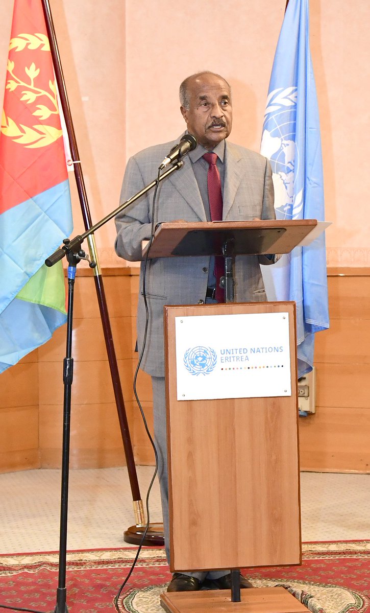 #Eritrea hat den Tag der #Vereinten Nationen heute in Asmara gefeiert. Bei diesem Anlaß hat Außenminister Osman Saleh das Engagement Eritreas für den #Multilateralismus, die #Charta und die Zusammenarbeit mit seinen Entwicklungspartnern bekräftigt. #UNDay2021 
#EritreaPrevails