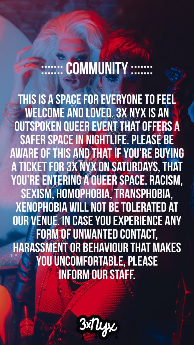 A small reminder for when you buy tickets for #3xNYX !