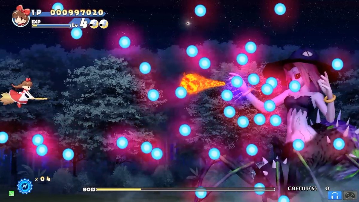 maxplaza_night's tweet photo. ちなみに、
1面ボスの第2形態がお見せしたかっただけです。
蜘蛛ですがなにか的な?
#コットンロックンロール
#AMP3 https://t.co/i2HEhDr9F0