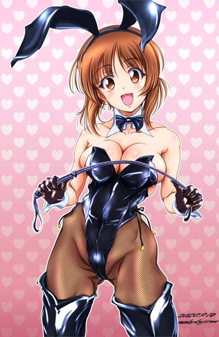 え〜〜最近全然ガルパン絵を描いてないように思われるかもしれませんが、skebでちゃんと描いてますよw
←「責めのバニーみぽりん」 「受けのバニーみぽりん」→ です
(さすがにコレに生誕祭タグは付けられませんww😅) 