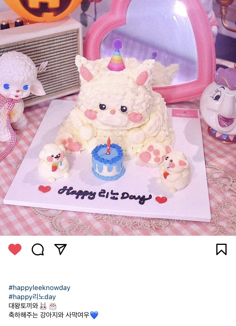 comeherelkn's tweet photo. 우리노 쇼음중 생일 케이크 너무 귀엽구 *•̀ᴗ•́*
사이드에 승민이랑 정인이도 있음💦 https://t.co/RXkfZhTekA