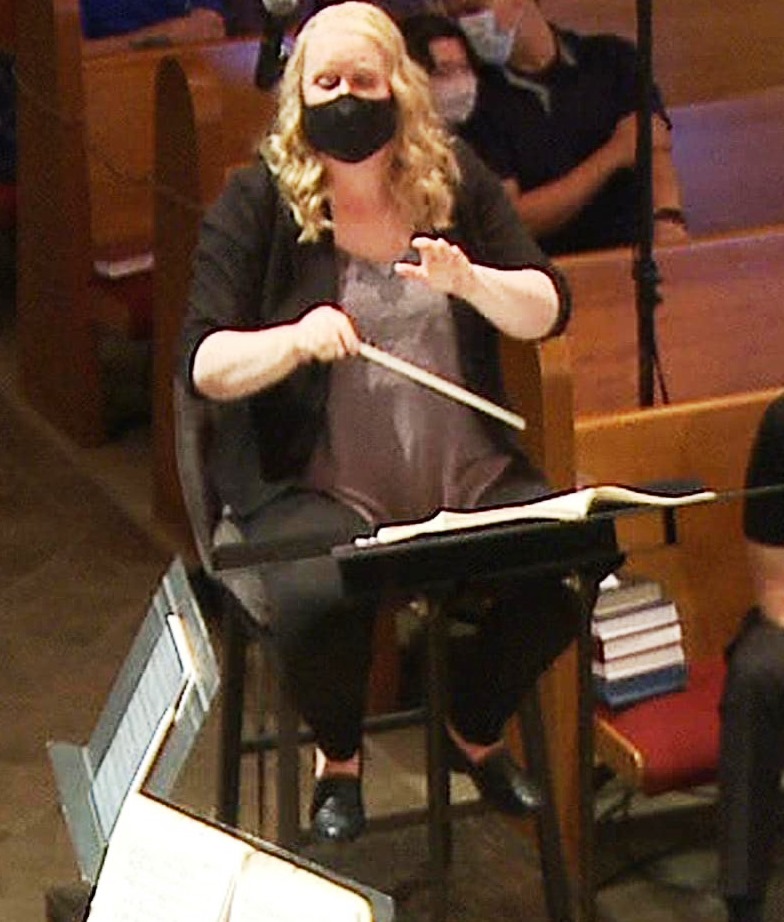 sbtfoundation's tweet photo. A proud and joyous moment for conductor Amy Wilson.  After a two year battle with brain cancer, she returned to the APO and conducted a 20 minute piece. https://t.co/li6nJbos9a