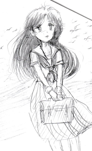 ヒアリングした九州の女子高生想像図。 