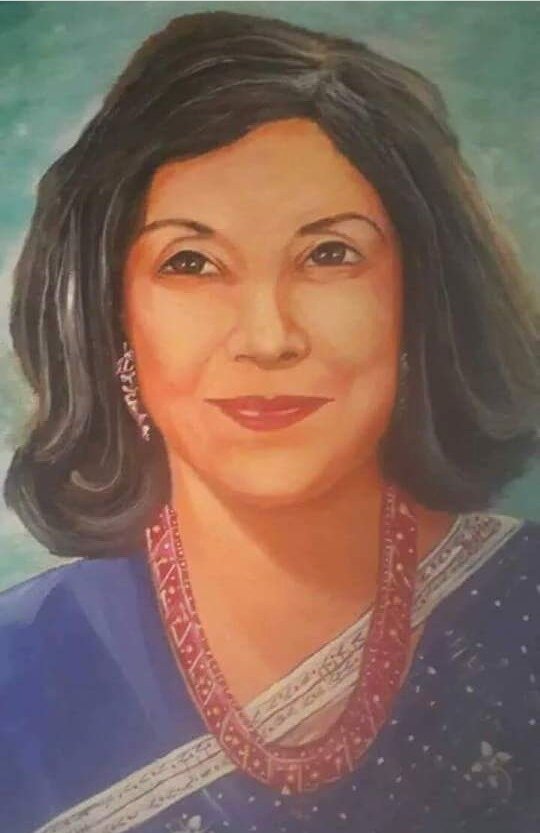 Red salute mother of democracy begum nusrat bhutto sahiba #سلام_مادرجمہوریت
