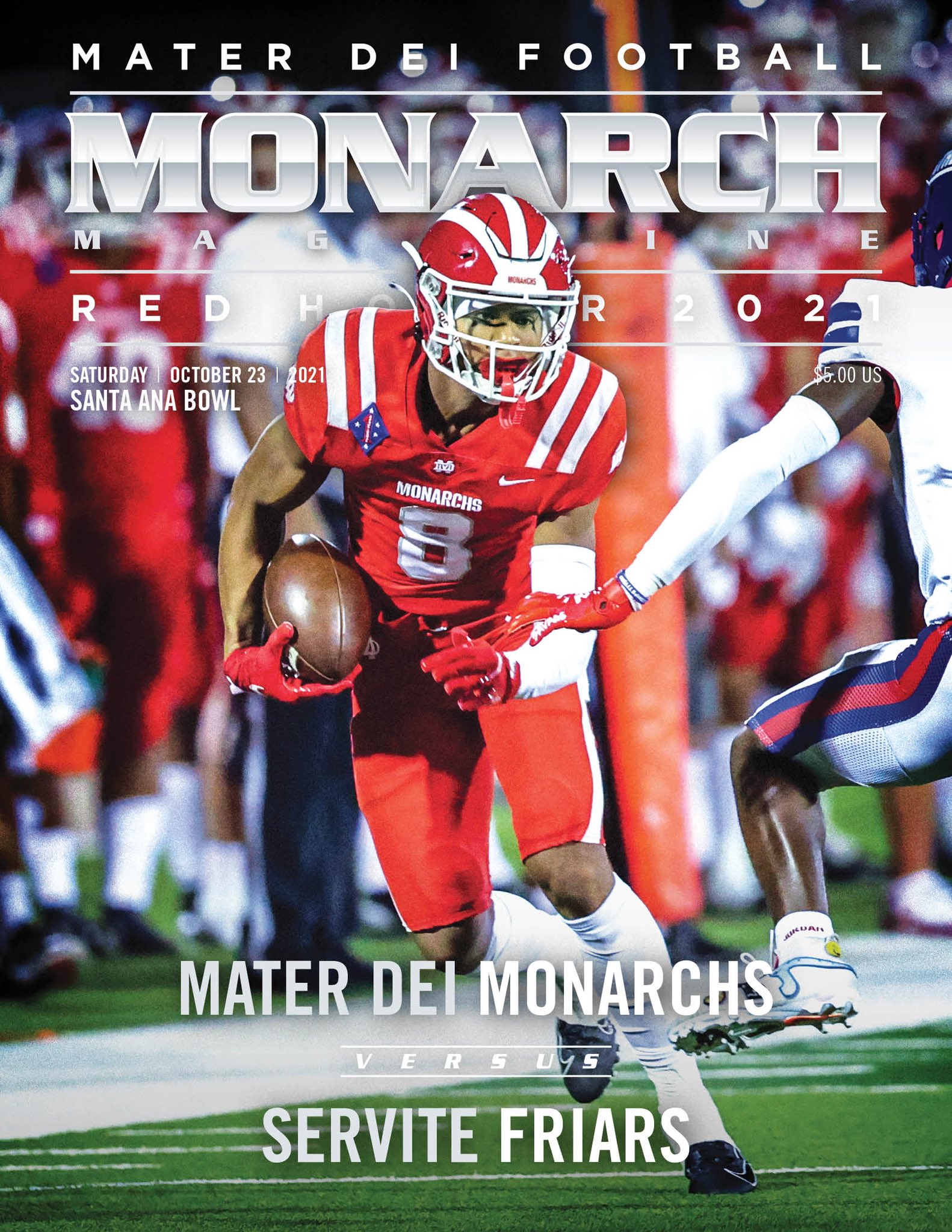Mater Dei Football on Twitter: "WAKE 🆙 IT'S RIVALRY GAMEDAY! #BeatServite  🏟 Santa Ana Bowl ⌚️ 8 PM 📺 Televised on @ballysportwest Go Monarchs! \|/  https://t.co/QMDIO8uBQx" / Twitter