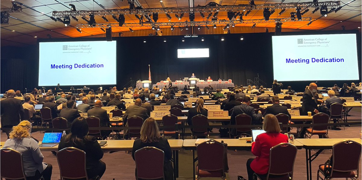 Representing the California delegation at Day 1 of @ACEPNow Council 2021!