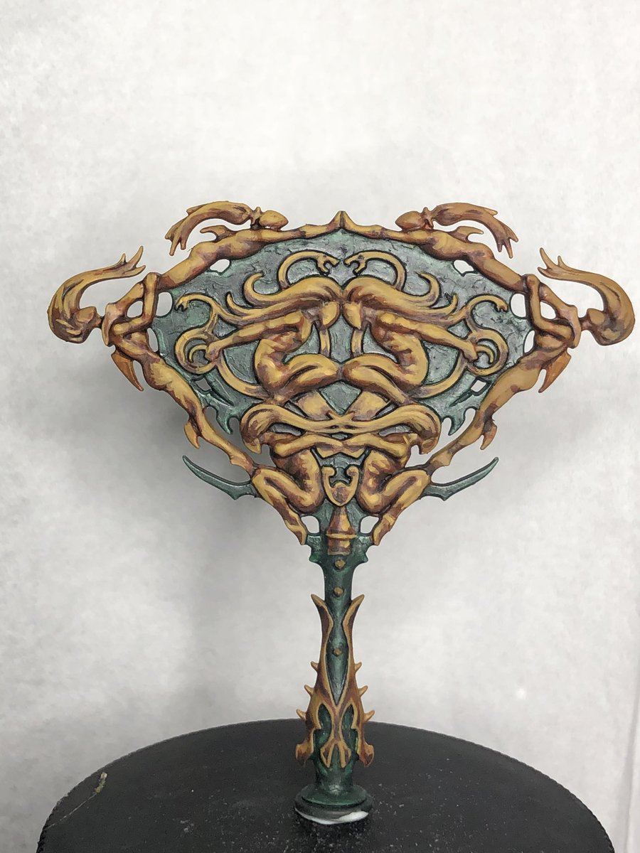 FancyKelvin's tweet photo. All of tonight was just getting further with the gold. Still not done. 6 days to go
#aos #warhammercommunity #cursedcity #warhammerquest #vampire #gamesworkshop #ageofsigmar #wip #warhammerwip #hobbypainter #paintingwarhammer #miniaturepainting #soulblightgravelords #Neferata https://t.co/QPR8cgf2lt