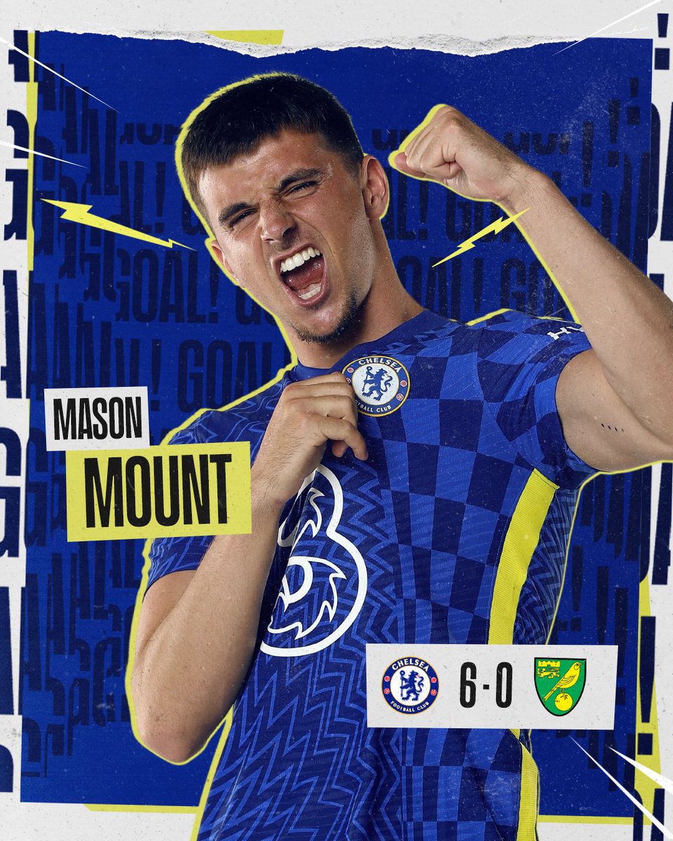 ChelseaFC's tweet image. PLAY IT BACK! 

💙 6-0 🐤 [85] #CheNor