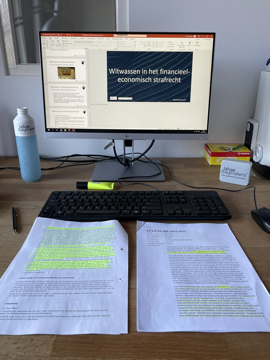 Op 12 november a.s. weer cursus verzorgen bij <a href="/bijzstrafrecht/">BijzonderStrafrecht.nl</a> met <a href="/wsdezanger/">Wouter de Zanger</a>, over witwassen in het financieel-economisch strafrecht. Zin in, nu eerst de voorbereidingen...