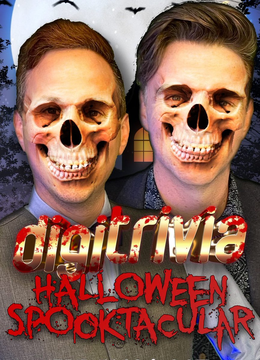 digitrivia's tweet photo. Want #covidsafe #Halloween plans? Digitrivia has it sorted!
Free, online, pub quiz. Play at home on your phones! Register now ⬇️
https://t.co/ktrSfkroCn
#COVID19Vic #COVID19Aus #covid19nsw https://t.co/FElFpbNOFK
