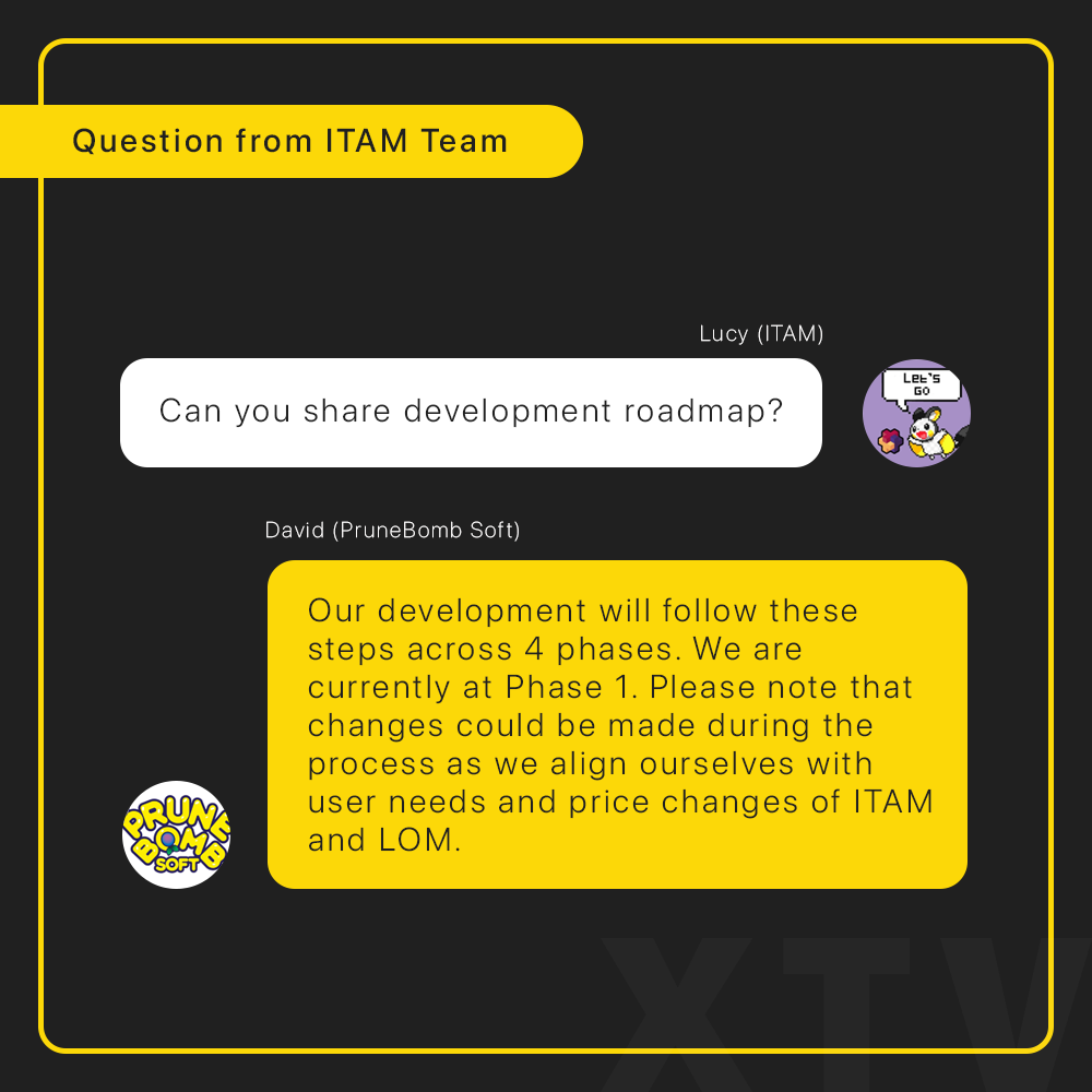 XadiaTV's tweet photo. @itamgames x @Prunebomb AMA Recap 10-18-2021
A thread;
#BSC #BinanceSmartChain #ITAM #ITAMGAMES #PruneBombSoft #MVBIII #ITAMVERSE https://t.co/KBqbvxdagl