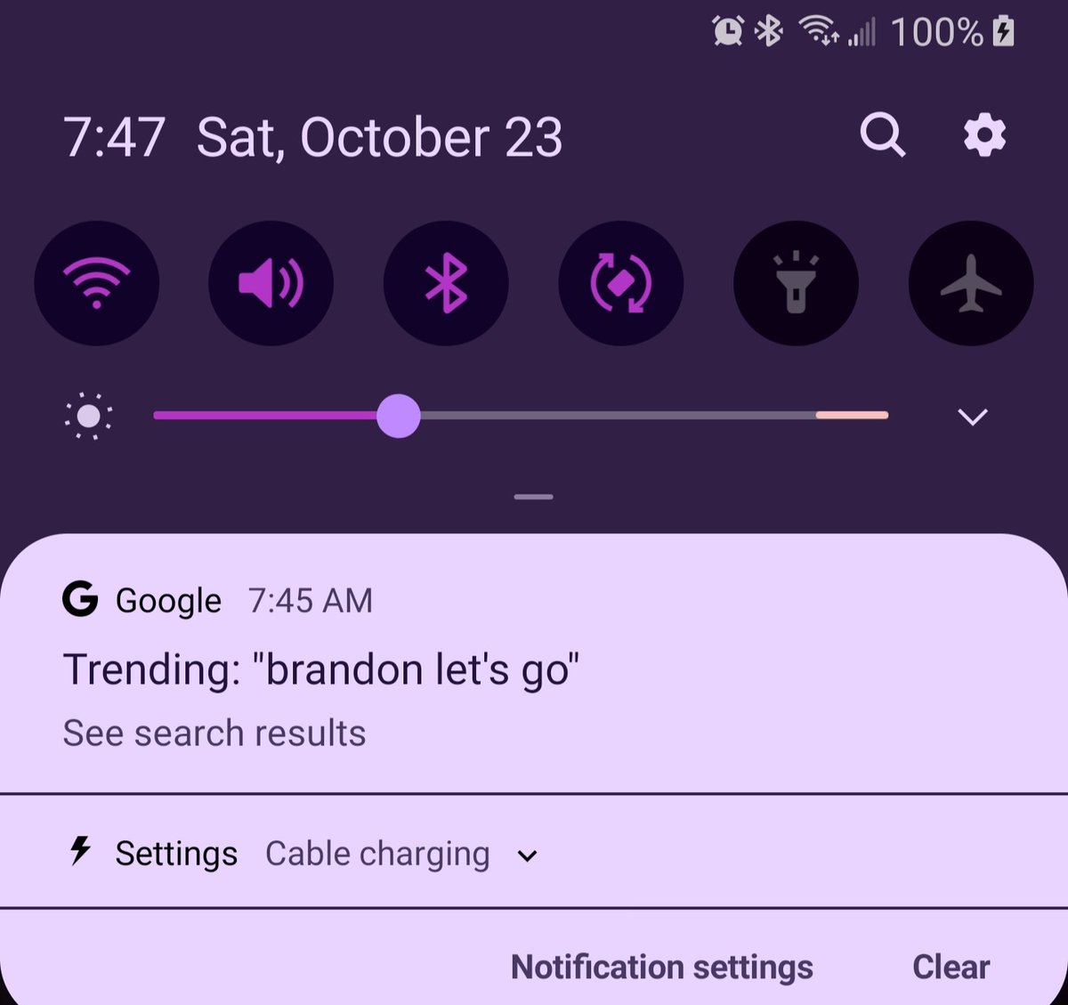 TimCyberFM's tweet image. Got a good laugh out of this @Google notification 🤣