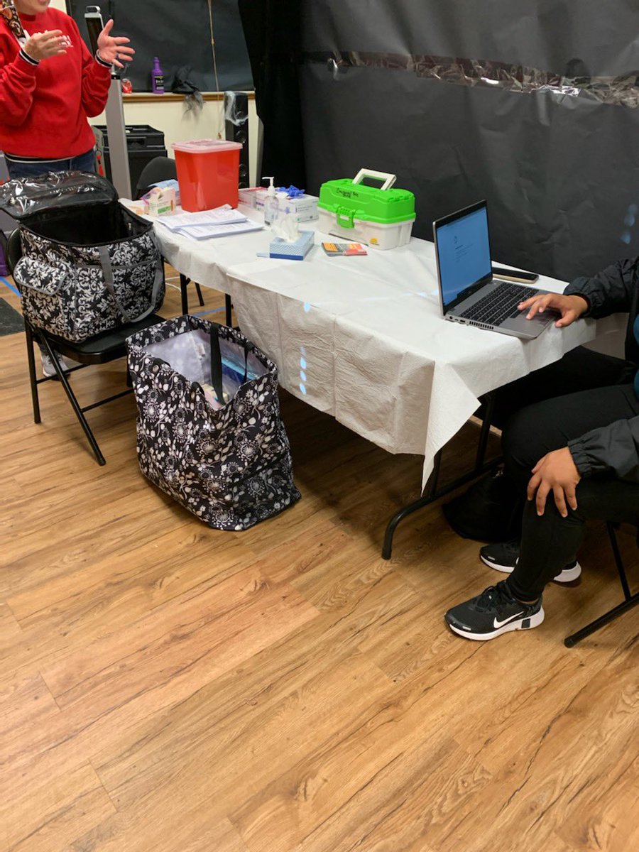 We are set up to administer Covid -19 vaccinations at the Lagrange Housing Authority Community Center  Building until 12 noon today. Come on out!