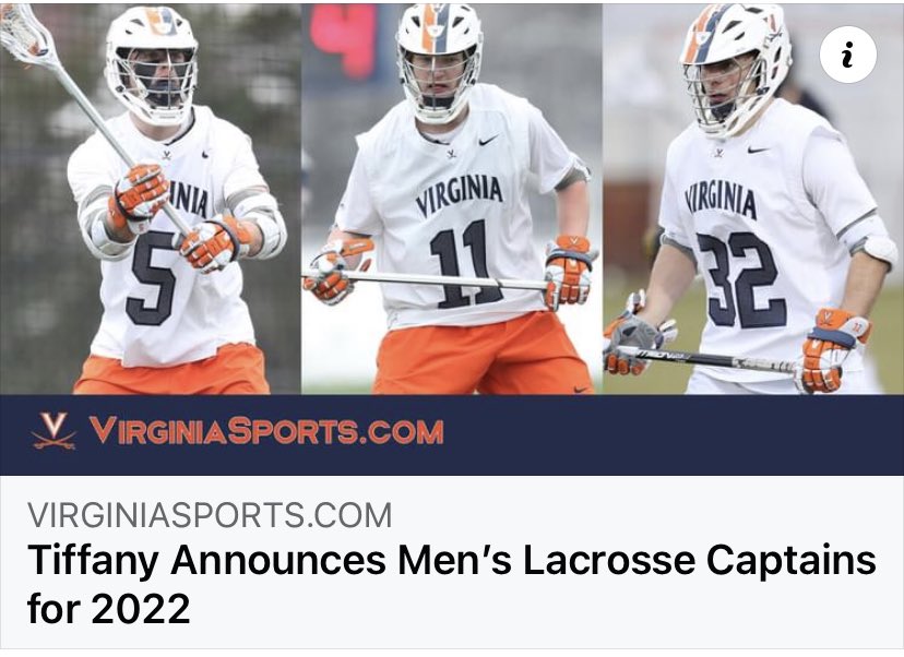 wheat920's tweet photo. A HUGE Congratulations to these Big 4 HHH,  @Big4HHH alumni #5, Matt Moore, @little_moore11 and #32 Grayson Sallade, @Grayson_Sallade on being named captains of the NCAA Champs, UVA men’s lacrosse. @UVAMensLax Way to go guys 🙌🏻👏🏻🥍👏🏻🙌🏻 https://t.co/ukt3lfd1L5