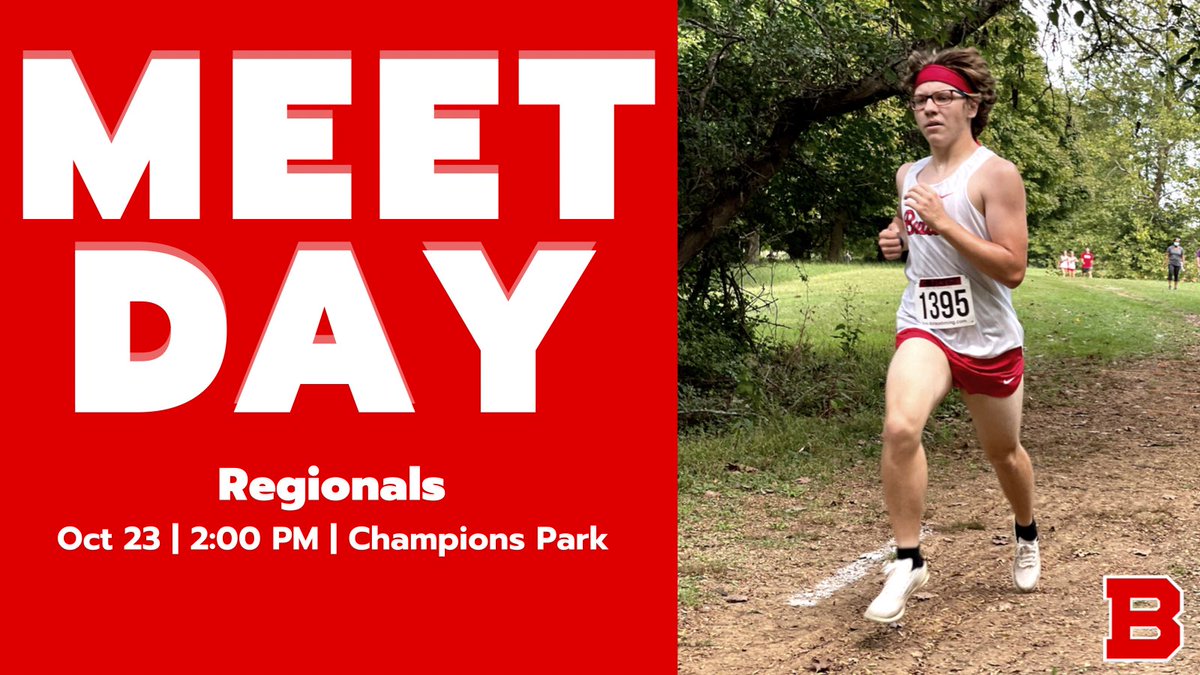 ButlerBearsCC's tweet photo. REGIONALS!
⏰ 2:00/2:45 PM
📍 Louisville Champions Park https://t.co/DCMz4P7Pw4