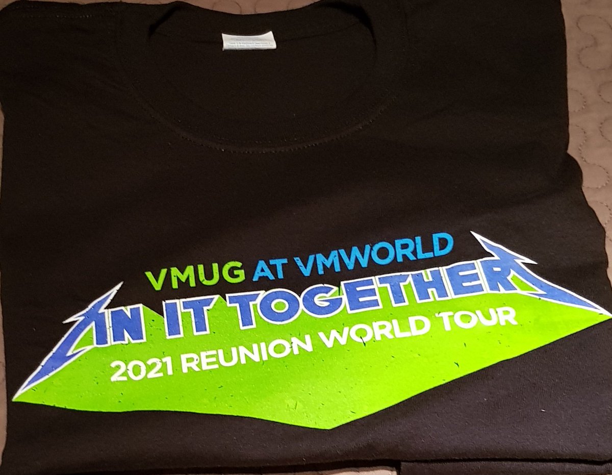 Got a swag from #vmug 
Thank you <a href="/MyVMUG/">VMware User Group</a>
