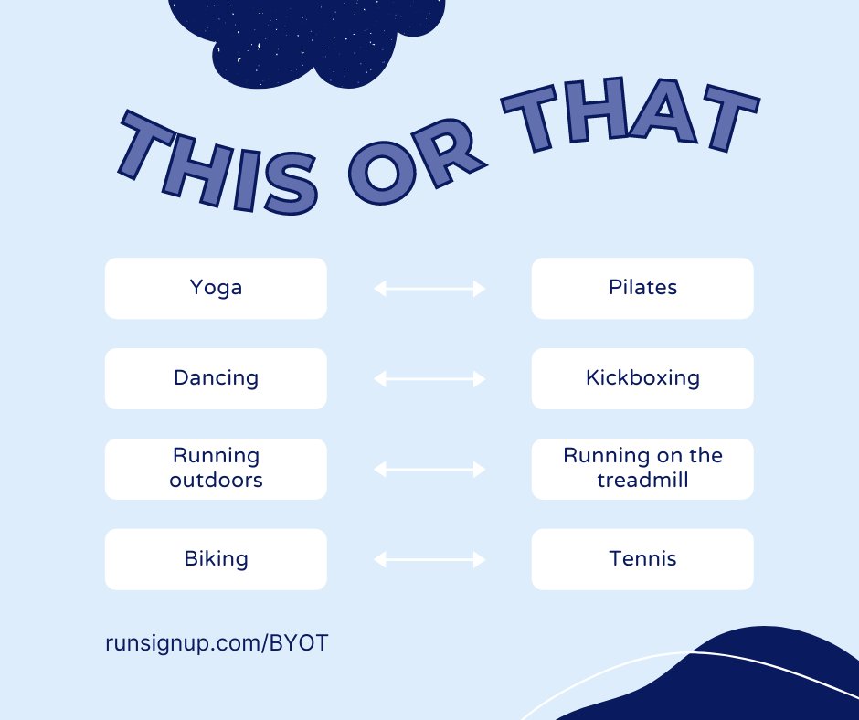 This or that? Which is your favorite way to get moving? 🏃

#fitnesstips #forsythbyot #forsythga