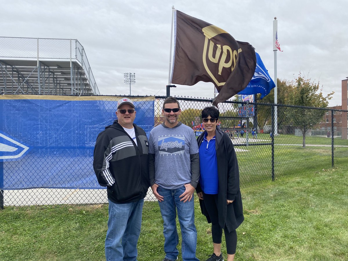 Fun time at the UNK Loper game! Had a great turnout with all the fellow Upsers! Thanks Jerry for putting on the event. ⁦@jrindafernshaw⁩ ⁦@JohnVPeters⁩ ⁦@MondoSaucedo⁩ ⁦@NP_UPSers⁩ ⁦@UPSers⁩ @upsjobs #nebraskajobs