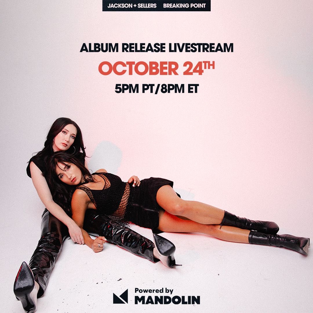Last chance for tickets to our #BreakingPoint album release livestream! Can’t wait to play these songs for you 💋

boxoffice.mandolin.com/products/jacks…