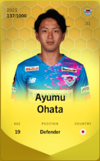 GiveABet's tweet photo. 🎁GIVEAWAY #Sorare 

👤Ayumu Ohata
🟡Limited n°137/1000
🇯🇵 Sagan Tosu
💵0.007 ETH

Pour participer :❤️♻️ + follow

Ohata est un titulaire indiscutable dans son équipe. Il est jeune et va faire des ravages. A la reprise de la saison vous allez voir son prix ↗️ https://t.co/i4pjA3VSYC