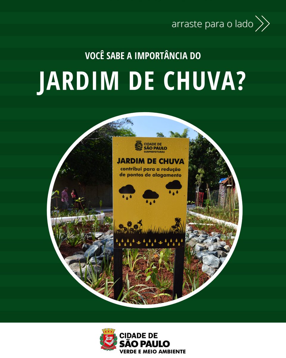 svmasp's tweet photo. Os Jardins de Chuva facilitam o escoamento das águas pluviais e contribuem com a redução de alagamentos, por meio de um sistema de drenagem subterrâneo.

Você sabia disso?

#jardimdechuva #meioambiente #natureza #svma #saopaulo #sp #chuva #alagamentos https://t.co/xW6KK6oFkS