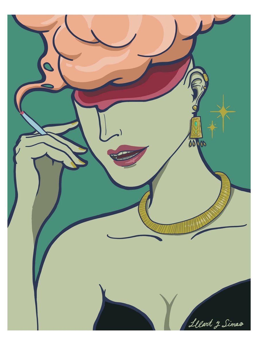 HeartSensei1's tweet photo. Cloud Lady 018 / 雲女 018
#cloudlady #雲女 #painting #digitalart #digitalillustration #digitalpainting #photoshop #tabacco #cigarette #smoking #sheiseverywhere https://t.co/rX891xxH2M