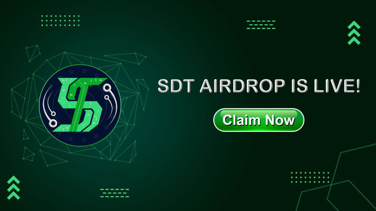 AirdropAchiever's tweet photo. New Airdrop: Super Digital Token
Rewards: 10,000 SDT(~18$)
Referral: 1,000 SDT(~1.8$)
Distribution: Just After Listing On Pancakeswap.

🔗 Start the Airdrop Bot: https://t.co/rO6qPZhwuq

🔹 Complete the Social Tasks
🔹 Submit your Binance Smart Chain Wallet address https://t.co/xiF5acXRL5