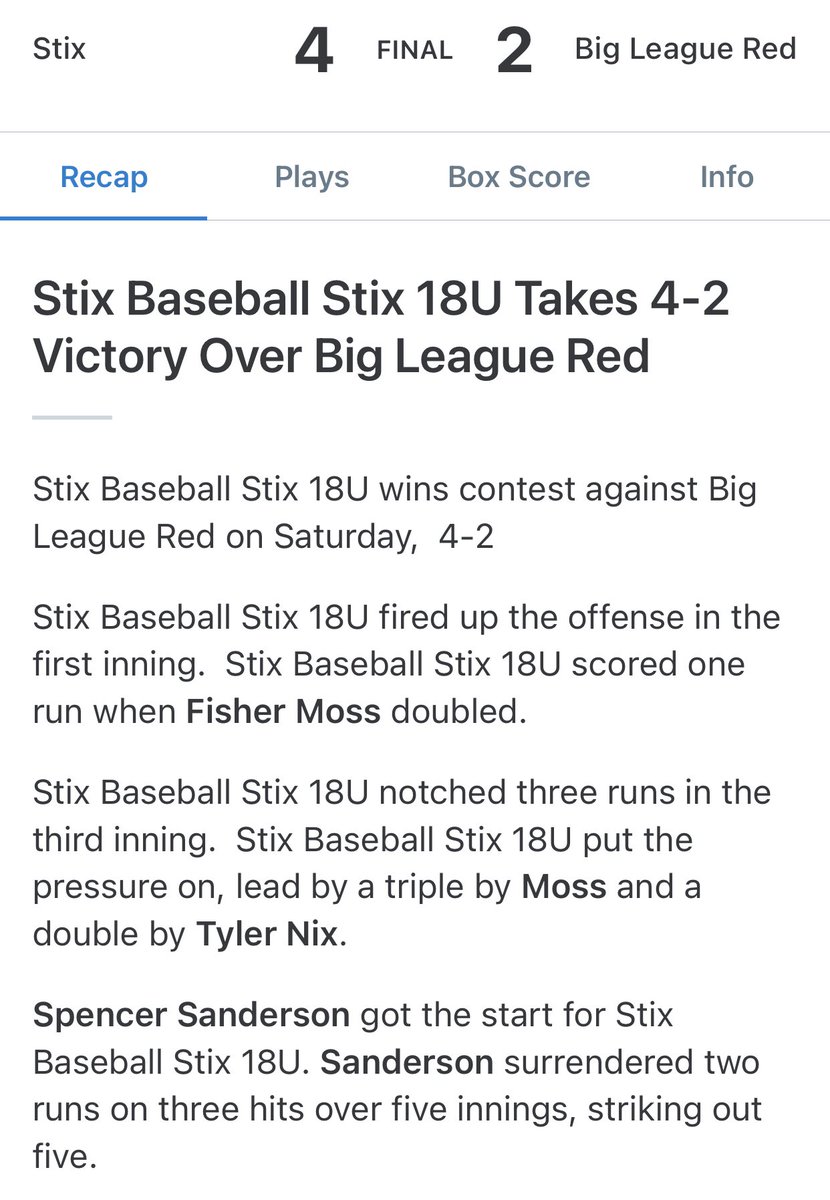 Stix Baseball tweet media