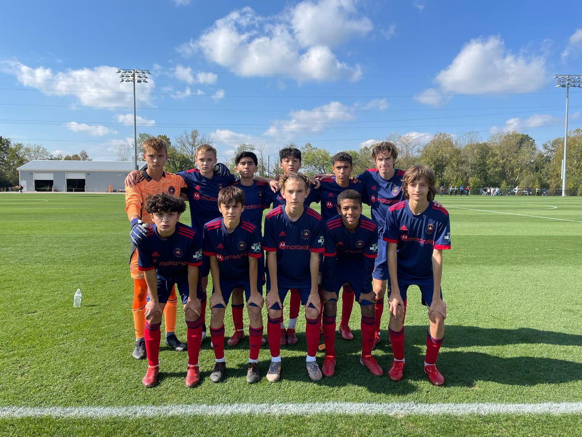 ChicagoFireFCII's tweet photo. #CFFA15 start the day with a 4-1 win against @FCCincyAcademy 
⚽️M. Aiyenero (🅰️A. Duncevic)
⚽️A. Masino (🅰️M. Eisa)
⚽️⚽️C. Melo (🅰️D. Zepeda, N. Nobles) https://t.co/kwd7WLrCmo